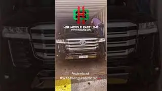 How did driver go inside the car?  During Stuffing into Container