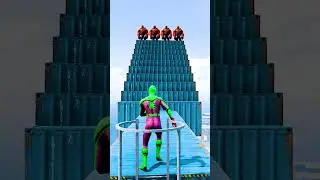 GTA 5 Epic Water Ragdolls / Spider-Man Jumps Fails ep.8711  #shorts