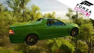 Forza Horizon 3 GAMEPLAY | HSV GTS Maloo Ute Limited Edition (Night Racing, Stunt Jump)