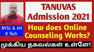 TANUVAS Counseling 2021: How does Online Counseling works? | Important information inside!