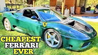 Here's How Much it Cost to Buy and Rebuild a Cheap Salvage Ferrari