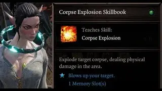 Dos2: Early Corpse Explosion (Level 1)