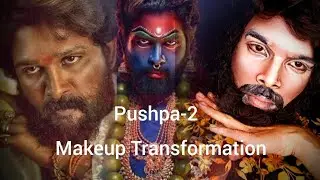 🔥I tried to😱 || Pushpa2 || Pushparaj || Allu Arjun | Makeup Transformation by #bindassagarsinghvlogs