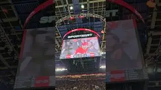 Flames goal horn live 2024 pre season (new scoreboard)