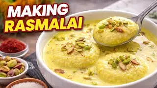 Making Rasmalai 🍗🍗👩‍🍳👩‍🍳🧑‍🍳🧑‍🍳