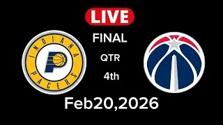 Washington Wizards vs Indiana Pacers Full Game | Feb 20,2026 | NBA Regular Season Game 