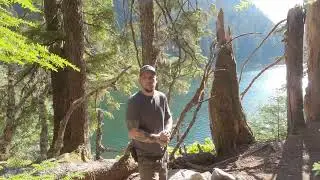 FishOn! Solo Backpacking Trip To Slide Lake, North Cascades Washington.