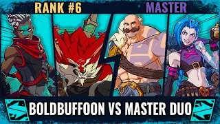 BoldBuffoon против Master DUO &ndash; [Ранг #6] Уорвик Экко против Браума Джинкса [Мастер] | 2XKO