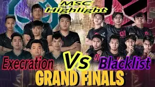 BLACKLIST INTERNATIONAL VS EXECRATION HIGHLIGHTS MSC 2021 #Execration #Blacklist #Mlbb