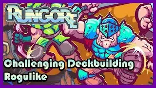 Challenging Deckbuilding Roguelike | Let's Try Rungore: Beginner Experience