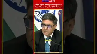 Vikram Misri Speaks on Illegal Immigration During UK Protests