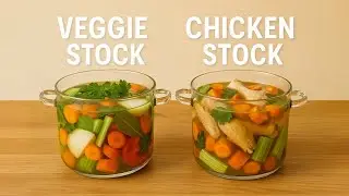 Soup Season Reset 🍲 | How to Make 2 Healing Stocks at Home (Veggie &bull; Chicken)