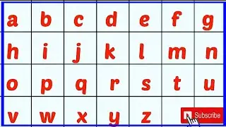abcd Small Letters | lower Case Alphabet for Kids | #atoz
