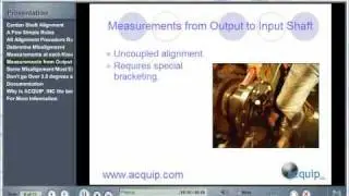 Acquip Laser Alignment Presentation: Cardan Shaft Alignment