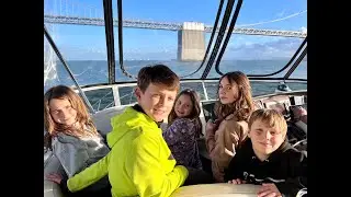 Meridian 391 SF Bay Cruise under Bay Bridge San Francisco