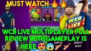 WCB LIVE FULL REVIEW WITH GAMEPLAY IS HERE 😍🔥🔥| WORLD CRICKET BATTLE 🥰| WCB LIVE 🏏🏏