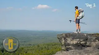 5 Tage Trekking auf dem Forststeig Elbsandstein - Tag 2