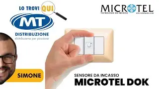 Microtel Dok: il rilevatore infrarosso a doppia tecnologia da incasso.