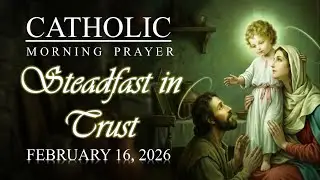 CATHOLIC MORNING PRAYER | Steadfast in Trust🙏| February 16, 2026 | @SacredEchoesofGrace