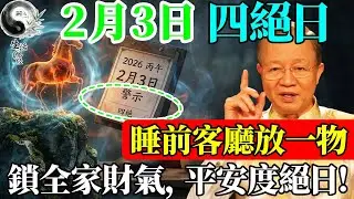 【2月3日·四絕日】明天就是立春！臘月十六這天，這件事打死都不能做  #易經智慧 #易經 #曾仕強 #正能量 #國學 #國學智慧 #人生哲理 #人生感悟 #風水 #因果