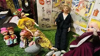 Barbie Doll house toys All Day Routine In Indian Village/kajol Ki Kahani 436 video/Barbie Doll Story