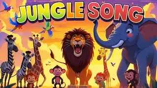 🦁 THE JUNGLE SONG (DISNEY-STYLE!) | Upbeat Kids Animal Song 🦒#storytime 