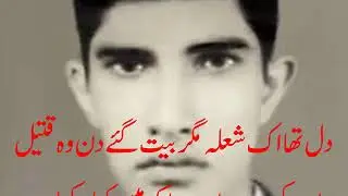 Dil Tha Ek Shola Magar Beet Gaye Din Woh Qateel