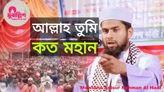 আল্লাহ তুমি কত মহান। Mawlana Anisur Rahman Al Hadi | Muballig Islam