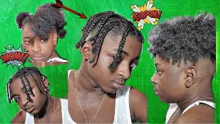 MENS BOX BRAIDS TUTORIAL ON MEDIUM HAIR💈TRAVIS SCOTT, LIL YACHTY,  RON SUNO,ASAP ROCKY BRAIDS 2020