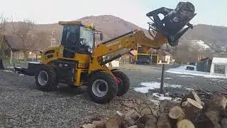 &Icirc;ncărcător frontal MACAO xt250+ greifer lemn