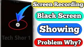 Screen recording black screen problem | Screen recorder black screen problem| black screen recorder 