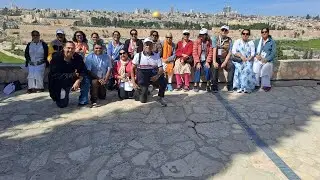 Zion group at the Mount of Olives, March 2024
