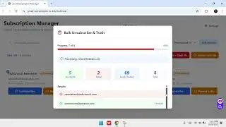 Gmail One-Click Unsubscribe Demo | Unsubscribe & Clean Your Inbox with One Tap