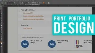 Designing Print Portfolios