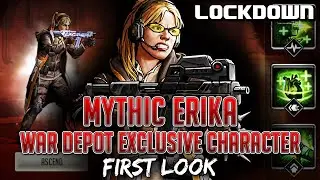 TWD RTS: Mythic Erika, War Depot Exclusive Character! Walking Dead: Road to Survival Conquest F2P
