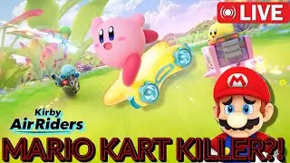 Nintendo Has It's Own Mario Kart Killer?! | Kirby Air Riders Launch Day Stream