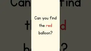 Can you find the red balloon?