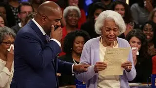 Steve Harvey WALKS OFF Stage When 93-Year-Old Reveals What Her Husband Did Before He PASSED