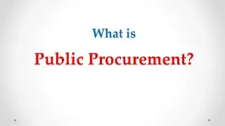 Public Procurement - What is it? #publicprocurement #government #contracting