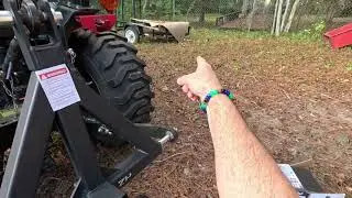 Testing Out The New Tractor Trailer Hitch On The Mahindra Max 26XLT
