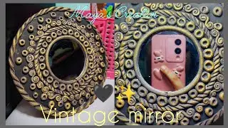 How to make Antique Mirror | Vintage Mirror | Easy DIY Tutorial | DIY Vintage Mirror 🪞 #diy #vintage