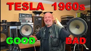 #1960s TESLA ARZ 669 BASS SPEAKER vs #1970s - PURCHASING OLD SPEAKERS - Sound COMPARISON