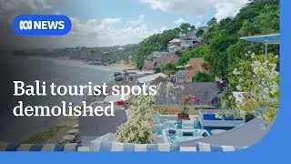 Bali officials begin demolishing Bingin Beach tourist spots | ABC NEWS