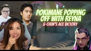 Pokimane Popping off with Reyna & Chun's ACE Victory Ft vGumiho Ryan Higa & Abe
