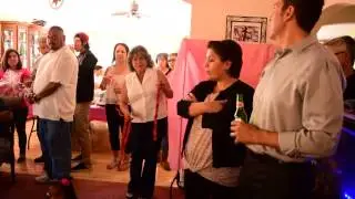 Raffle Time at Desi Maldonado's Birthday Celebration, Nellie's House, El Sobrante, May 23, 2015