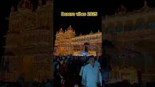 ಮೈಸೂರ್ ಪ್ಯಾಲೆಸ್ ೨೦೨೫ #palace lightings #colorful lights #mysore #trendingsong #coorg girl