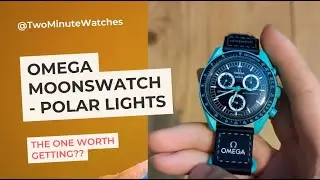 OMEGA x Swatch Moonswatch Mission on Earth - Polar Lights | @TwoMinuteWatches Review