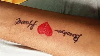Broken Heart tattoo.#shorts