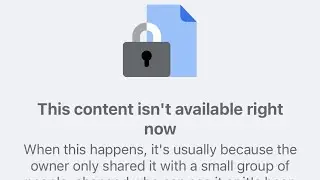 How to fix Facebook this content isn't available right now problem 2025