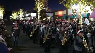 David A Brown Lakeland Village Marching Band at 2024 Winterfest Parade